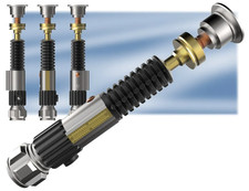 Obi-Wan Kenobi's ROTS EIII LightSaber  3D Print Replica Prop  Star Wars Cosplay