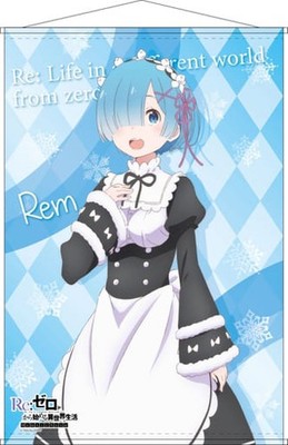 Re:Zero Memory Snow Rem B2 Tapestry Anime Collectible Wall Scroll