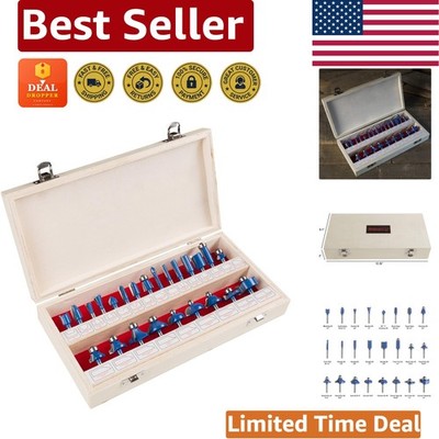 Professional Quality 24-Piece Router Bit Set - Ideal for Home Improvements & DIY