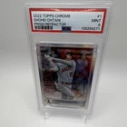 Topps 2022 Chrome Shohei Ohtani #1 Prism Refractor PSA 9 Los Angeles Angels