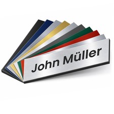 Personalisiertes Türschild mit Name – Selbstklebend & Wetterfest Acryl