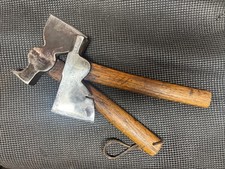 Set 2 Vintage Antique PLUMB Carpenter’s Hatchets Axes Original 12” Handles Rare