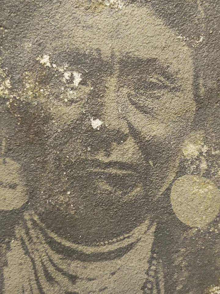 VGT Al Peyron Native American Sandstone Art Dutches Apache Scout~ 9.5" x 6.5" - Image 2 of 4