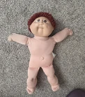 Vintage Cabbage Patch Boy Doll Brown Hair Hazel Eyes 1980's Short Hair
