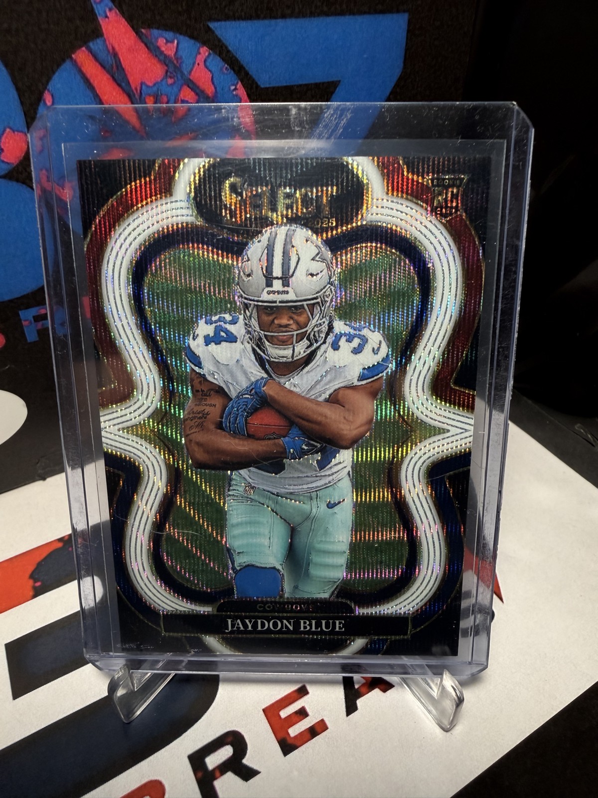 2025 Panini Select - Suite Level Jaydon Blue #396 Tri-Color Prizm /199 (RC)