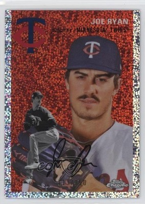 2023 Topps Chrome Platinum Anniversary Speckle Refractor /150 Joe Ryan #174 14h3