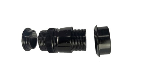  SEDILE MULINELLO SCHELETRO NERO PER ASTA MOSCA 1WT/3WT CON DISTANZIALE BURLATO UL8B - Foto 3 di 3