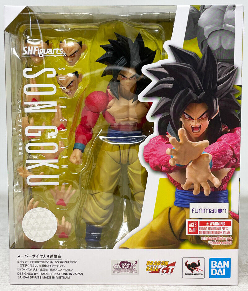 Boneco Figure Son Goku Dragon Ball Super Saiyajin 4 Bandai - Ban