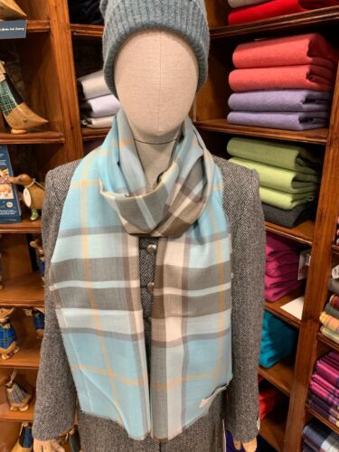 100% Pure New Wool Pashmina | Lochcarron | Made in Scotland | Thompson Opal