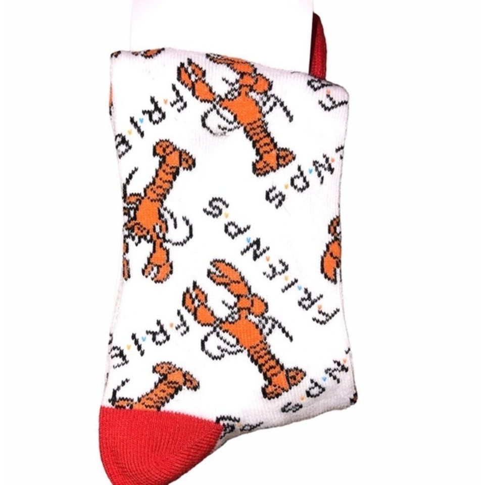 Friends lobster print fun socks eBay