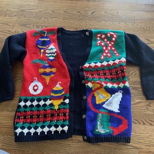 tacky christmas cardigan