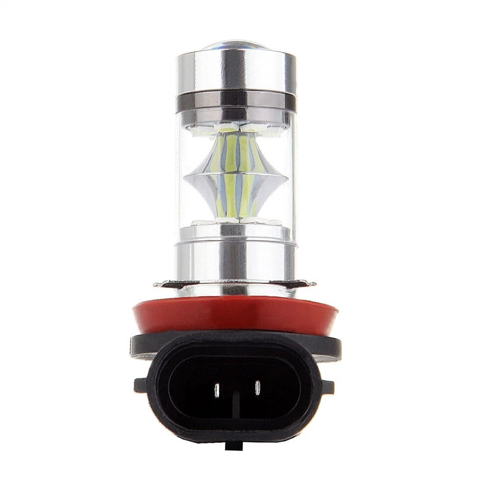 2x H11 H9 LED 12 SMD Lights Fog HID Bulbs High Power 30W Pure Xenon White - Image 3 of 3