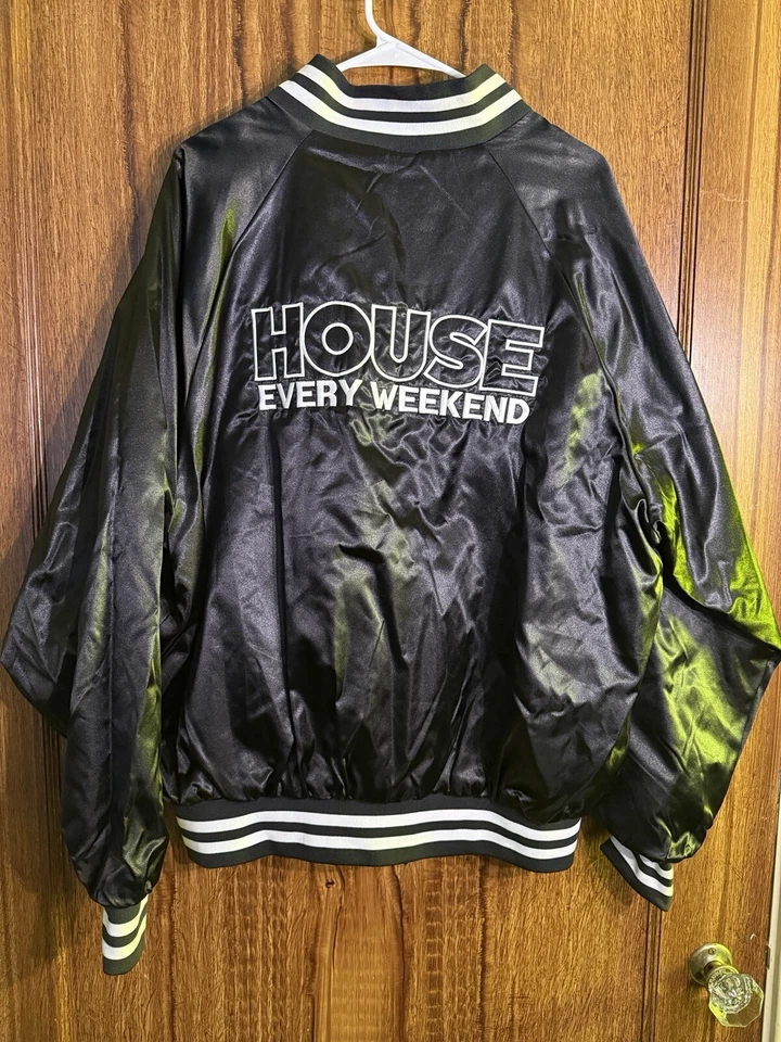 Insomniac Day Trip Bomber Jacket Black Men XL - Image 2 of 4