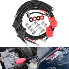 for Ford F250 F350 2003-2007 6.0L PowerStroke 2/0 Wire Battery Cable Kit 4437/90