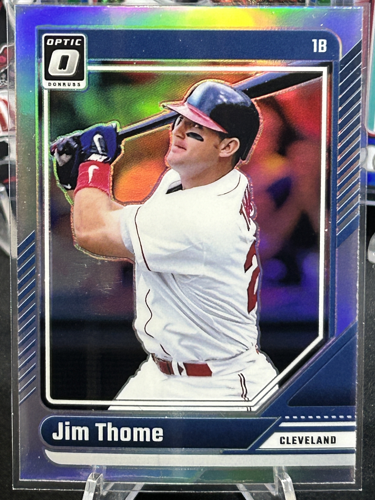 Jim Thome Cleveland Indians 2024 Donruss Optic Holo Prizm
