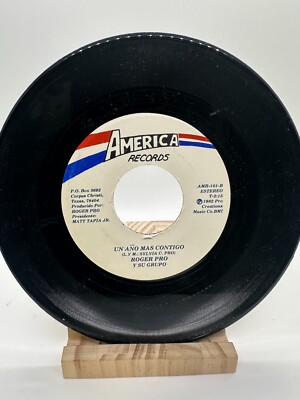 ROGER PRO Y SU GRUPO Caundo Un Carino  Un Ano Mas AMERICA 101 45 VINYL 7'' RECORD