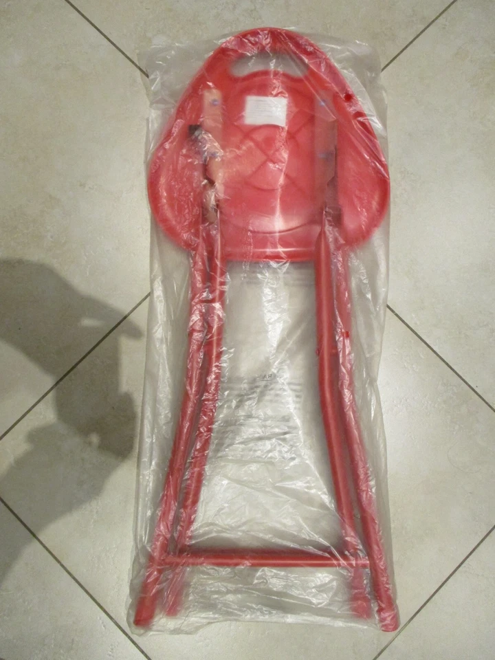 Atlantic Urb Space Foldable Stools with Handle 4 Pack Red Store Display New 3X - Image 3 of 4