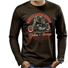 Motorrad T-Shirt Vintage Biker Oldschool american Chopper *4239 LS