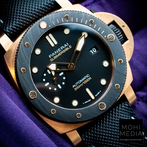 Panerai 1070 44mm Submersible Goldtech Orocarbon PAM01070 PAM ...