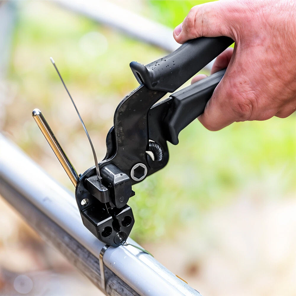 Cable Tie Gun Stainless Steel 2.2‑4.8mm Auto Nylon Cutting Fastening Tool HS‑600A - View #9