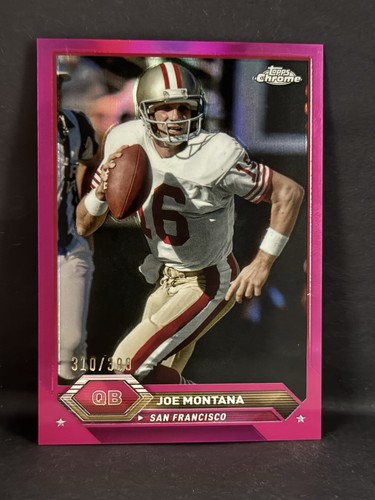 2024 Topps Composite Joe Montana Magenta Parallel Topps Chrome /399 - 49ers
