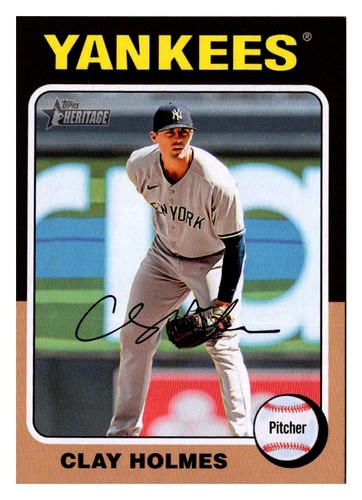 2024 Topps Heritage #115 Clay Holmes | Baseball Card
