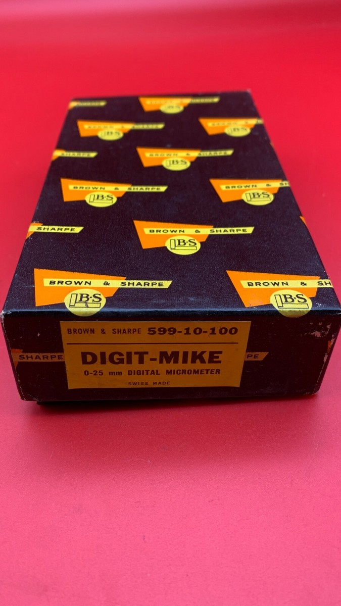Brown & Sharpe 599-10-100 DIGIT-MIKE Digital Micrometer 0