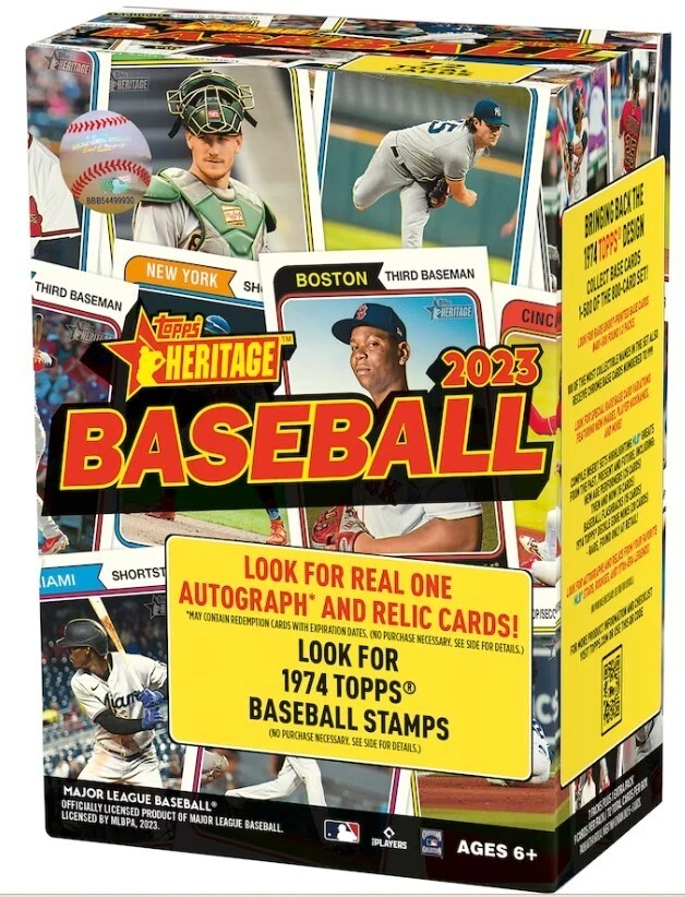 2023 Topps Heritage Baseball Factory Sealed Value Box