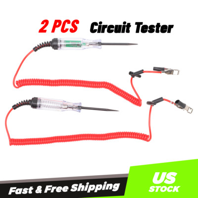 2X 6-24V Digital Electric Voltage Circuit Tester Automotive Test Light Car Truck