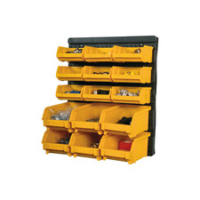 PANNELLO PORTA ATTREZZI MINUTERIE UTENSILI 15 CONTENITORI VASCHETTE LAVORO 308AP