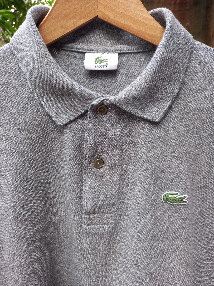 Lacoste Polo Shirt Charcoal Marl 6