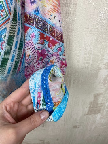 Emily Van Den Bergh Damen Bluse Baumwolle Mehrfarbig Peisley Print Größe 44 - Bild 5 von 11