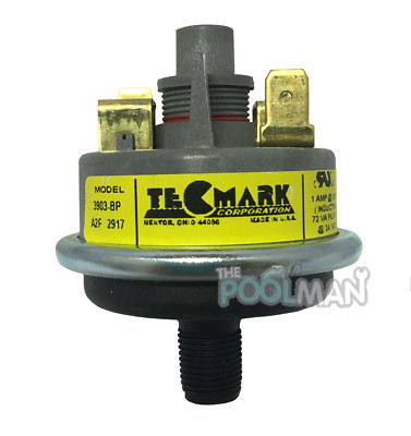 Tecmark 3903-BP Pressure Switch for Pool or Spa Heater