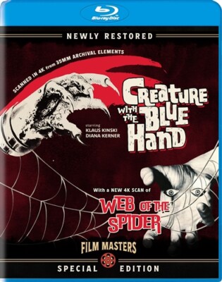 CREATURE WITH THE BLUE HAND New Blu-ray Special Edition + Web of the Spider