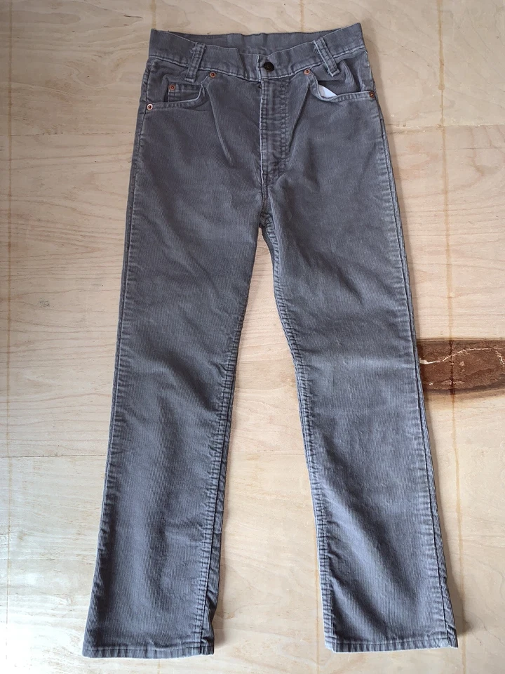 Pantalones de pana vintage Levi’s 316-1526 Saddleman etiqueta blanca hechos en EE. UU. talla 25x25 Foto 2 de 4