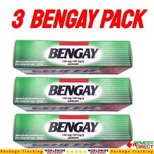 BENGAY 3 x 50g Pack / Original Green Cream Crema Ointment Krem Krema Balm Balsam