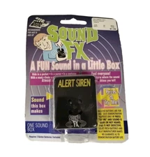 Vintage 90's Sound FX Alert Siren Toy by Take One - Pocket Size 1998