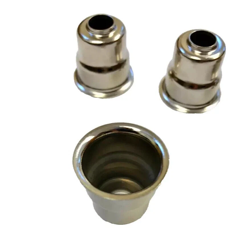 Protectores de vástago de válvula cromados para neumáticos Plymouth 1949-1954 1323006 Foto 2 de 4