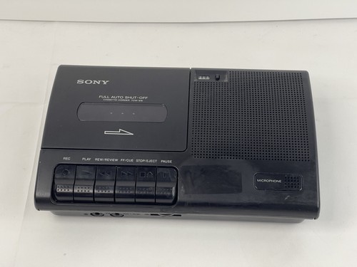 Sony Cassette Corder TCM 919 Full Auto Shut Off Player Recorder Microphone Works