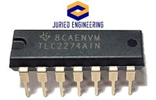 TLC2274AIN TLC2274 Advanced LinCMOS Rail-to-Rail Quad Precision Op Amp IC DIP-14