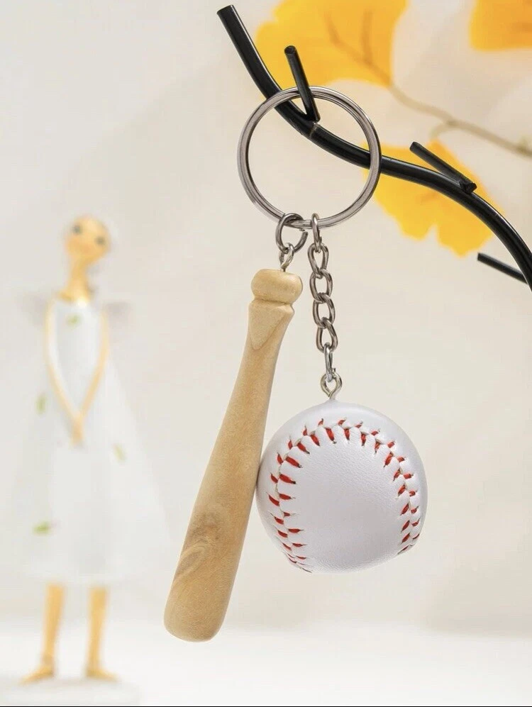 Keychain Baseball Softball MLB Nike Wilson Little League Rawlings Bat Ball Charm