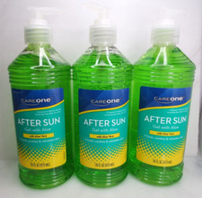 CARE ONE AFTER SUN GEL WITH ALOE VERA 16 OZ NWOB LOT OF 3 EXP: 2026