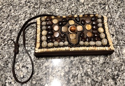 ショルダーバッグ Yves Saint Laurent Rive Gauch Sued Bag Yves Saint Laurent YSL Rive Gauche Beaded Cross Suede Bag | eBay