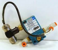MAC Valves 1111A-111 Air Operated Solenoid Valve w/ SV11-126-77 Shuttle Valve