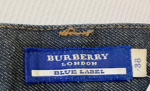 Burberry London Blue Label Roll up Denim Jeans Euro Size 38 US 8 EUC - Picture 3 of 4