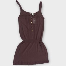 NWT Anthropologie MOTH Dark Brown Knit Dress Size M