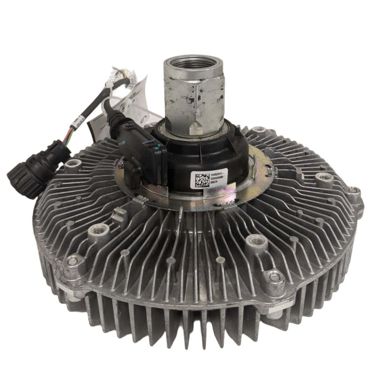 Damaged Kysor Thread-on DD13 U206 Viscous Fan Clutch - P/N Damaged Kysor Thread-on DD13 U206 Viscous Fan Clutch - P/N