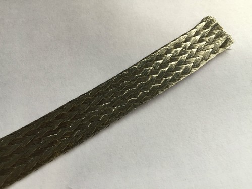 flat tinned copper braid 10 amp, 2mm x 0.6mm, (radio braid) www.