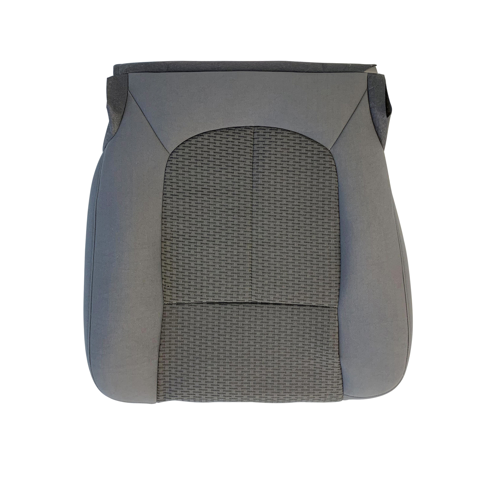 Gray Cloth Seat Covers For 2011-2016 Ford F250, F350, F450, F550 XLT Driver Seat - 2-Piece Set
