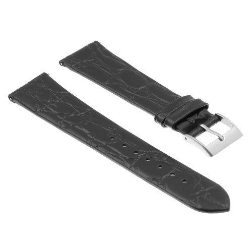 DASSARI Crocodile Embossed Leather Mens Croc Watch Band Strap - Picture 6 of 19